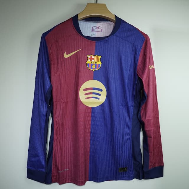 Barcelona Long Sleeve Home 24/25 Player Edition